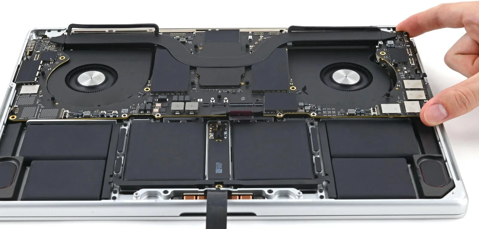 Inside of a MacBook